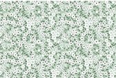 4X Placemat Moonflower green | 30x45cm | anti-slip - onderlegger - tafeldecoratie - placemats kunststof