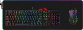 Redragon Senior RGB Gaming Set - Hoge kwaliteit - mechanisch toetsenbord volledige layout - Ergonomische RGB muis - XXL Muismat - Chiclet toetsen - programmeerbare knoppen - verste