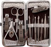 12 Delig Manicure Set - Pedicure Set - Gezichtverzorging Set - Ziver