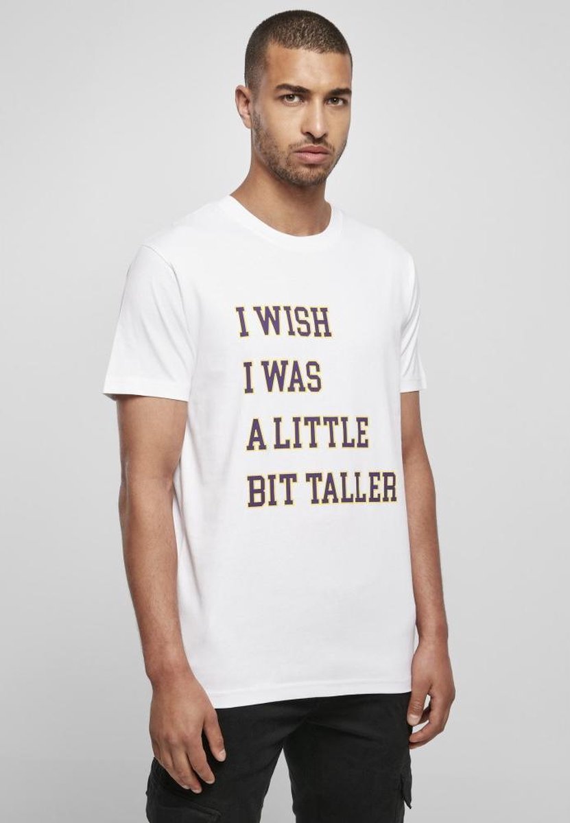 Urban Classics Heren Tshirt -M- A Little Bit Taller Wit