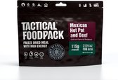 Tactical FoodPack Mexican Hot Pot and Beef (115g) - Mexicaanse hete schotel met rund - 508kcal - buitensportvoeding - vriesdroogmaaltijd - survival eten - prepper - 8 jaar houdbaar