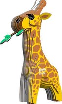 maak je eigen Giraffe junior 9,5 x 7 cm karton geel