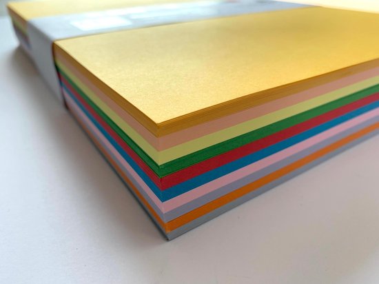 Papier d'impression couleur / papier copie - A4 - 210x297 mm - 120 grammes  - Assorti 
