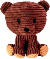 knuffel Bear Teddy junior 15 cm corduroy bruin