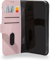 DECODED Detachable Wallet Case - iPhone 13 - Afneembaar Hoesje met Pasjeshouder - Hoogwaardig Europees Leer - Magnetische Technologie van Apple - Roze