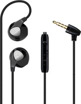 DrPhone V2 In-Ear Oordopjes - Geluidsisolerende Oortelefoon met BASS - Afstandsbediening & Microfoon - Zwart