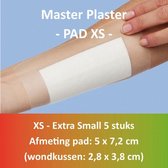 Master Plaster schaafwonden Pads - X Small 5x7,2 cm