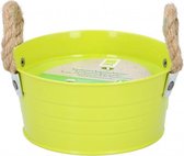 geurkaars groen/citronella √ò14,7 x 6,3cm