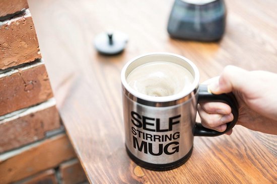 Tasse à agitation automatique - Tasse à agitation automatique - 350 ml - Avec couvercle