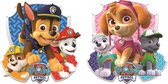 muurstickers Paw Patrol schild 2 stickervellen