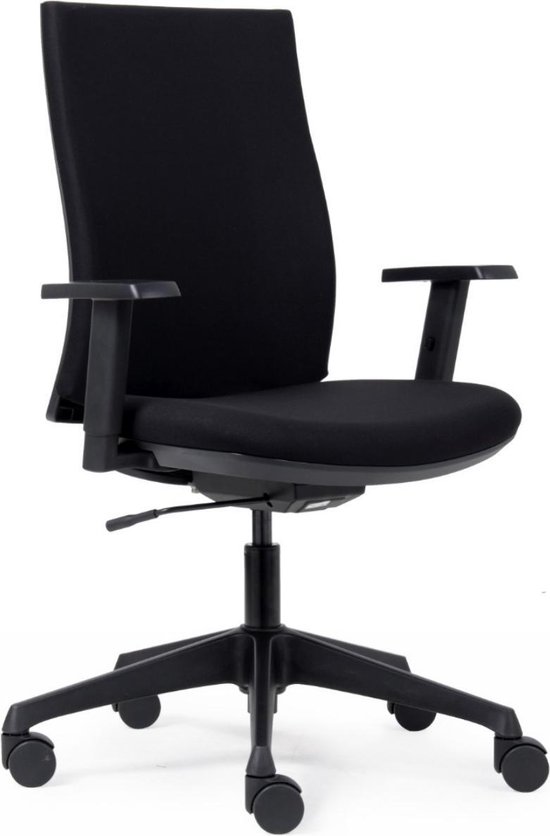 Office Hero® Ergonomische Bureaustoel - armleuningen - Gemonteerd geleverd - Zwart