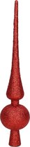Villa Volance Piek - Rood - Glitter - Kerst - Kunststof - 28 cm