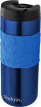 thermosfles Leak-Lock Easy-Grip 470 ml RVS blauw