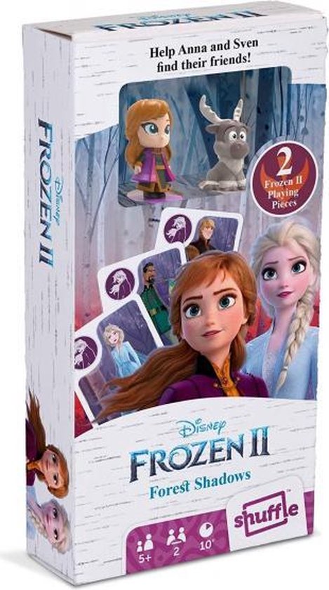 Afbeelding van het spel kaartspel Frozen 2 Forest Shadows junior karton