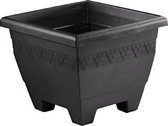 bloempot Lounge 12 liter 30 x 30 cm zwart