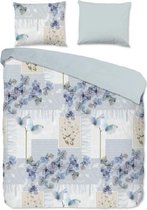dekbedovertrek Summer Blue 240 x 220 katoen blauw