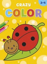 kleurboek Crazy Color 21 cm papier geel