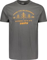Wilderness T-Shirt - Grijs MAAT S
