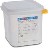 Araven Food Storage Box Hermetic - Gn1-6 - 2,6 Litres - Polypropylène - (lot de 6)