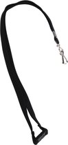 Keycord – Lanyard – Badgehouder – Neklint – Sleutelkoord – Zwart