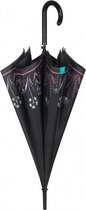 paraplu Largo 102 cm automatisch dames zwart