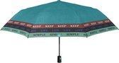 mini-paraplu Keep Life Simple 96 cm fiberglas groen