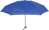 paraplu dames 90 cm microvezel donkerblauw