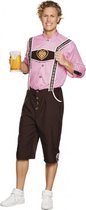 verkleedpak Herr Schmidt heren bruin maat 54/56