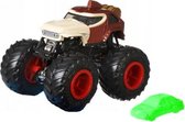 monstertruck Donkey Kong 9 cm bruin/wit 2-delig