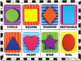 vormenpuzzel Shapes Chunky junior hout 8 stukjes