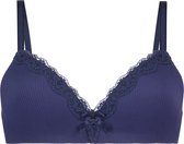 Hunkemöller Dames Lingerie Voorgevormde bh zonder beugel Lola  - Blauw - maat D85