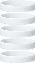Siliconen Armbanden Wit - voor Volwassenen (zak van 30 stuks)