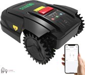 Slimme Robotmaaier Grasmaaier Voor Gazons tot 800m² Tuin Grastrimmer - Incl. Automatisch Laadstation - Flanner®