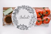 Food wrap "salade" (gewaxed) - 24 cm diameter - GOTS CERTIFIED ORGANIC COTTON