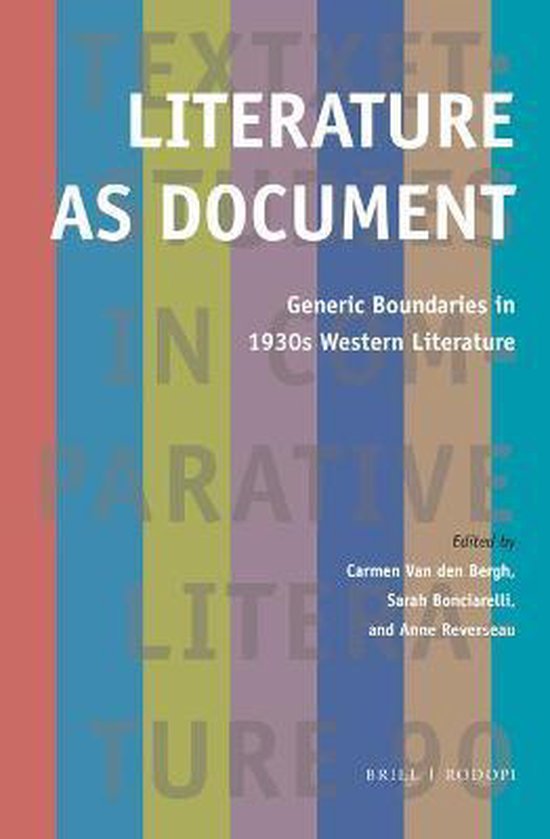 Textxet: Studies in Comparative Literature- Literature as Document