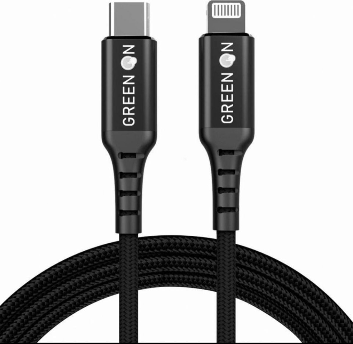 Originele GreenOn  60W USB Type C Lightning Kabel | Aluminum Alloy Apple iPhone Lightning naar TYPE-C  | 1.2 Meter Lightning to USB-C cable | Oplaadkabel Geschikt voor Alle Apple iPhones/iPad