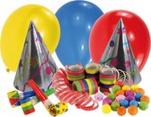 feestpakket papier 21 stuks multicolor