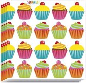 servetten Yummie 33 x 33 cm 20 stuks multicolor