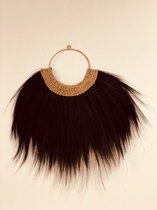 Bali-Dreams Decoratie zeegras wandhanger zwart