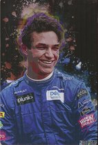 Lando Norris - McLaren - metalen poster / wandbord - McLaren F1 - Formule 1 - formula - 1 -F1