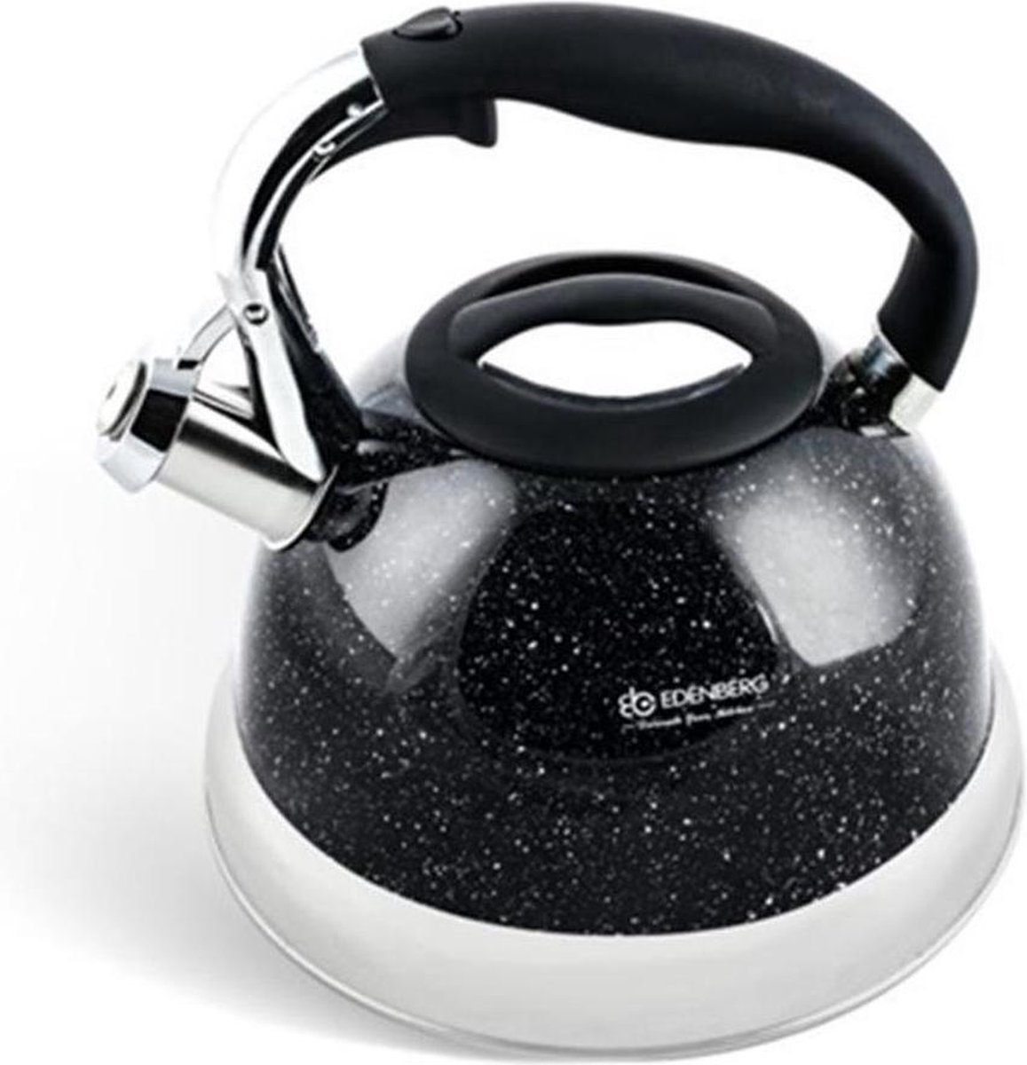 Edënbërg Black Line - Luxe RVS Fluitketel - 3.0 liter
