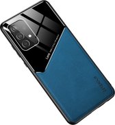 Blauw groene hardcase voor Samsung Galaxy A52 luxe uitstraling