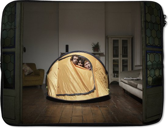 Laptophoes 15 inch – Een lichtgevende tent in de woonkamer – Laptop sleeve