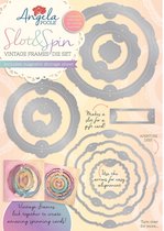 Angela Poole Stans - Slot & Spin - Sierlijke Cirkel - Diverse maten - Set van 14