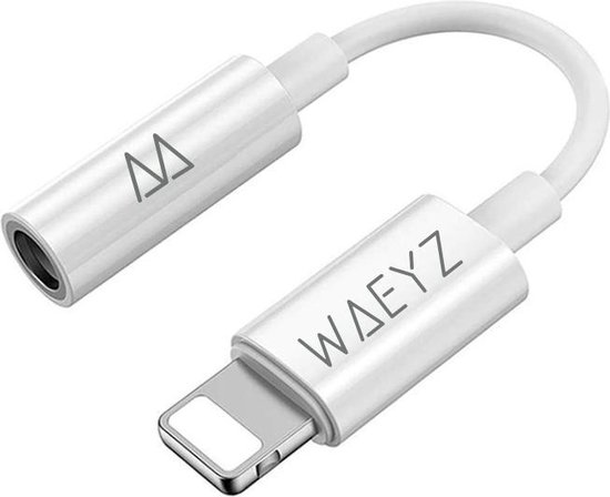 WAEYZ - Lightning naar 3.5 mm mini Jack - Compatible vervangend adapter  voor apple... | bol.com