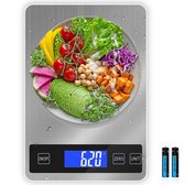 Strex Keukenweegschaal Digitaal tot 5kg -  Precisie Weegschaal 0,01 – Digitale Keukenweegschaal RVS