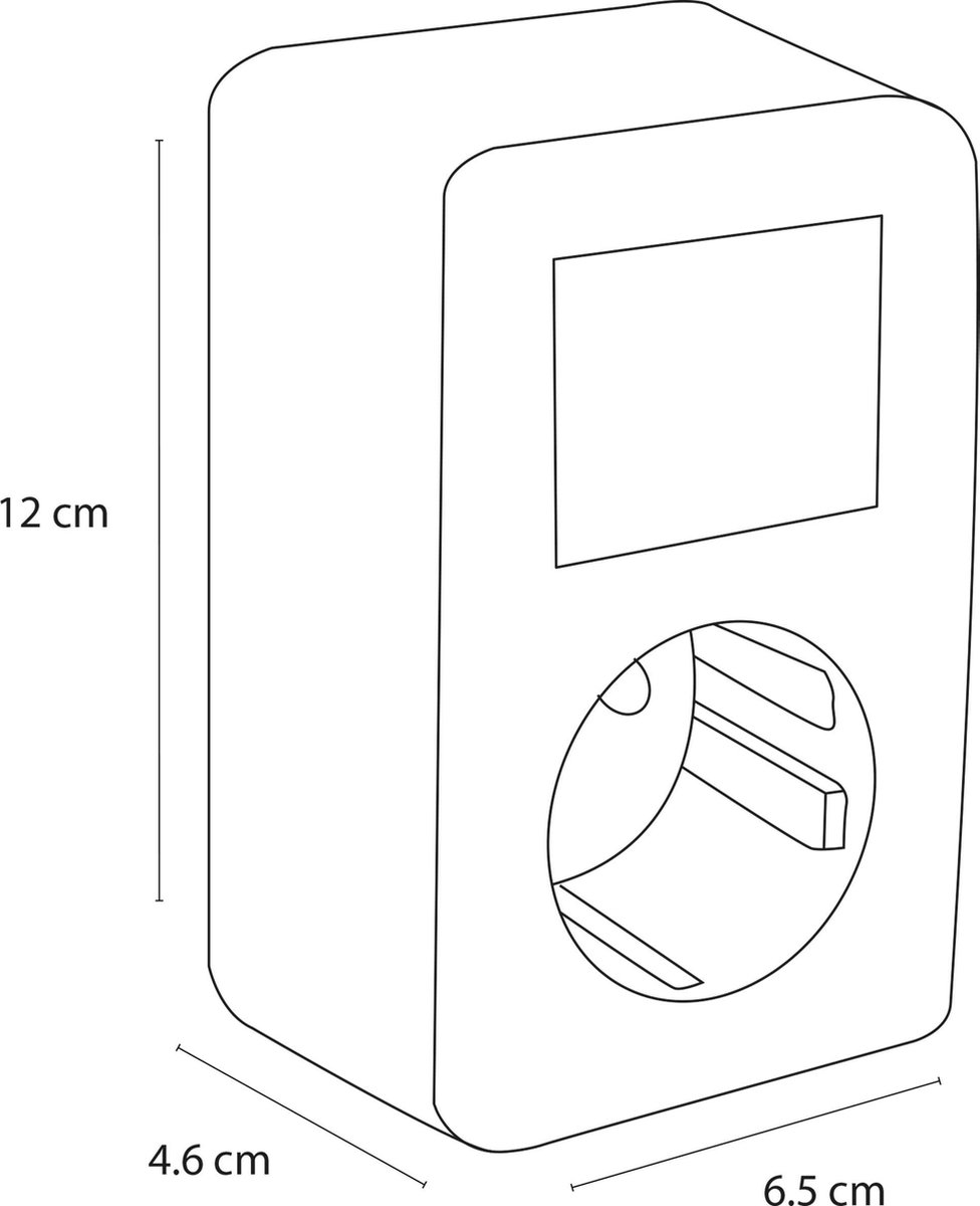 Interrupteur en saillie Q-Link, noir 