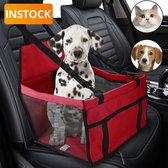 Opvouwbare Hangmat Protector Hond Bed Auto Voorstoel Cover Pet Carriers Mesh Zakken Zorgzame Kat Mand Waterdichte Huisdieren Reizen Mat Red