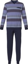 Robson M PY without button Mannen Pyjamaset - Donkerblauw - Maat 50
