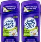 Lady Speed Stick Orchard Blossom Deodorant Stick - Anti Transpirant Deo Stick met 24H Zweet Bescherming en Anti Witte Strepen - Deodorant Vrouw - 2 Stuks